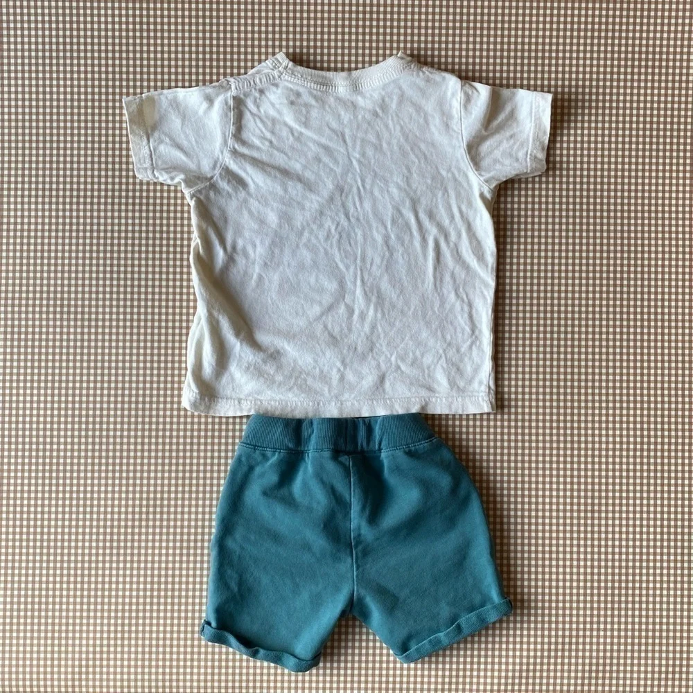Texas Alphabet toddler t-shirt and shorts‎ set.12-18 Months